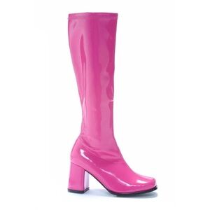 Pink Knee-High Boots